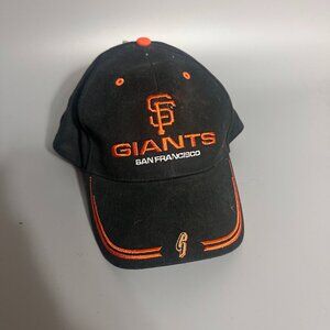San Francisco Giants Black Adjustable Hat MLB Genuine Merchandise spell out